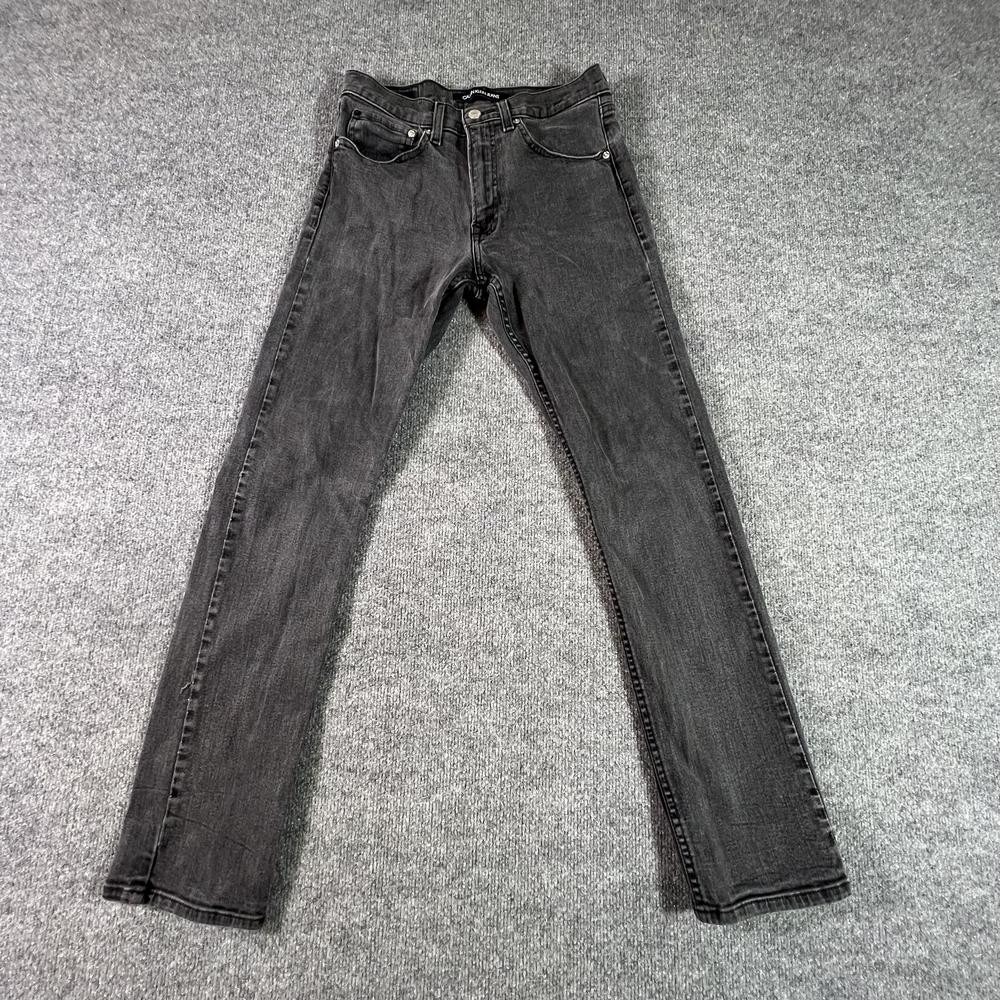 Calvin Klein Straight Jeans Men's 29x30 Black Cotton Denim Workwear Stretch